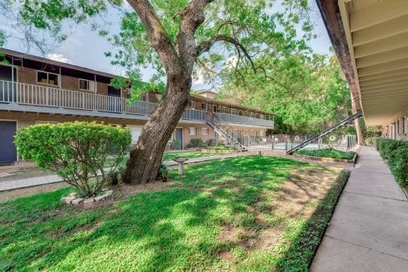 Gehring Place courtyard and grounds